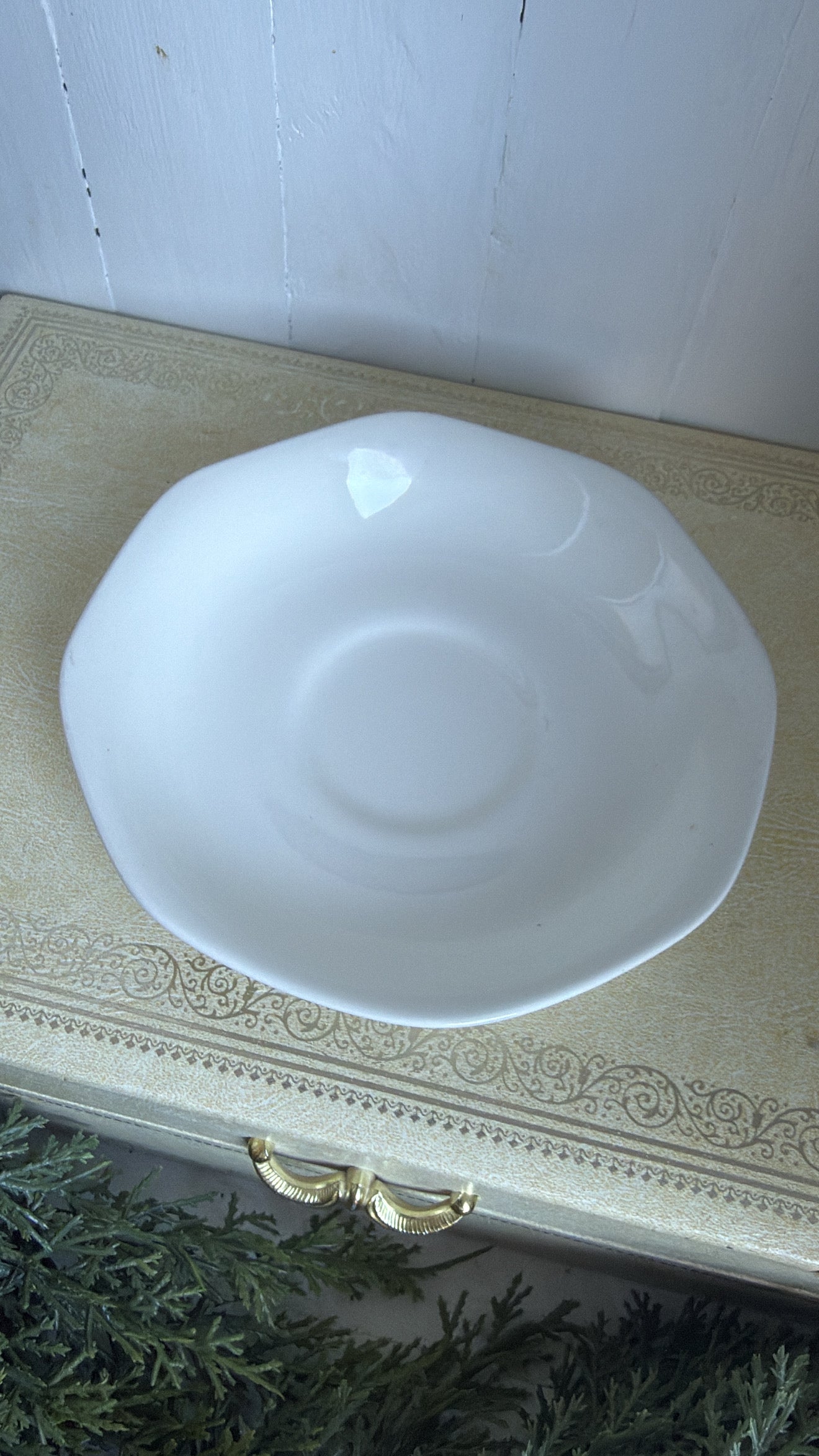 'Adams' Wedgwood Ironstone Saucer