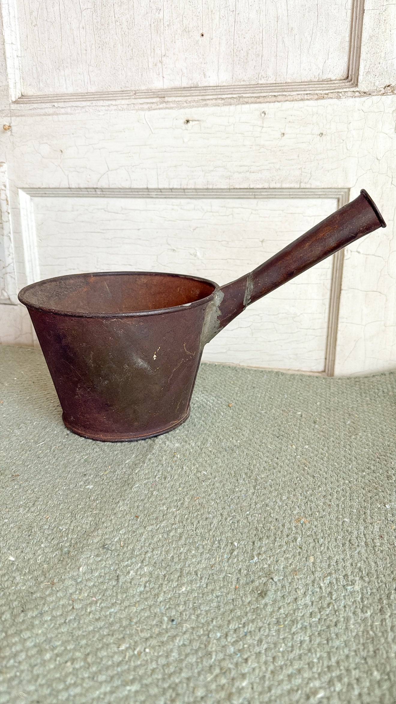 Primitive Tin Grain Scoop