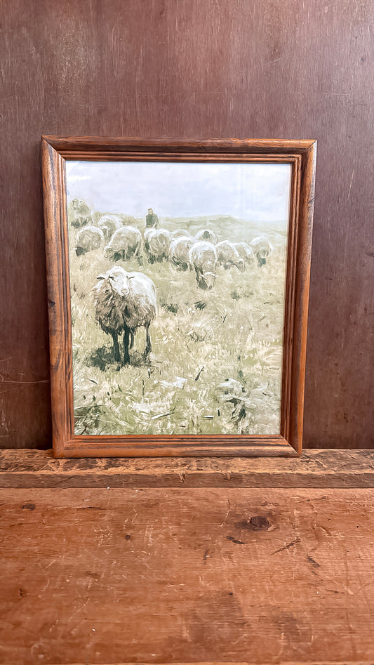 Flock of Sheep Print