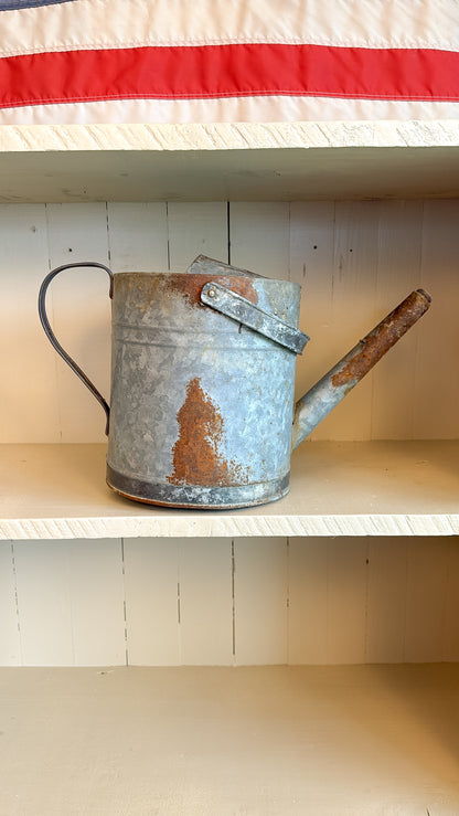 10" Tall Old Rusty Watering Can
