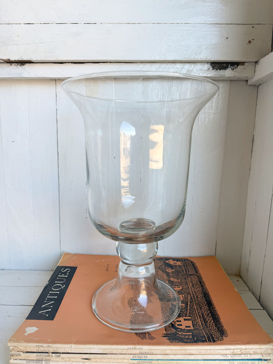 Glass Apothecary Pedestal Bowl