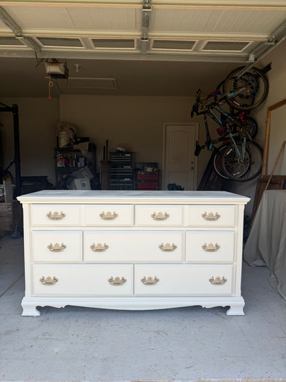 White 7-Drawer Dresser