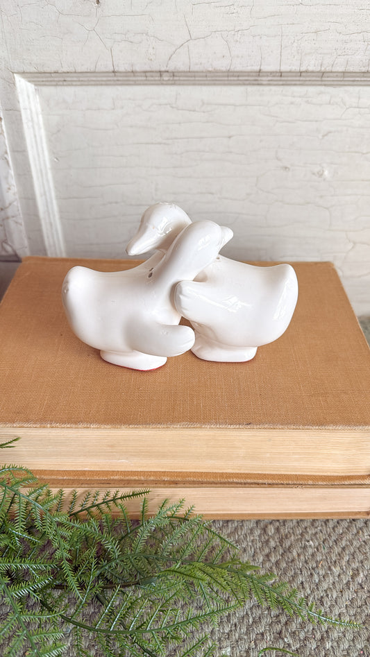 Two Ducks Nestled Together Salt & Pepper Shakers