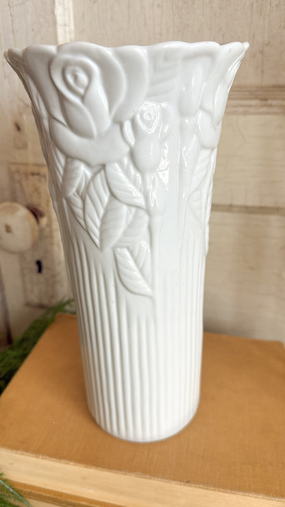 Antique White Porcelain Vase