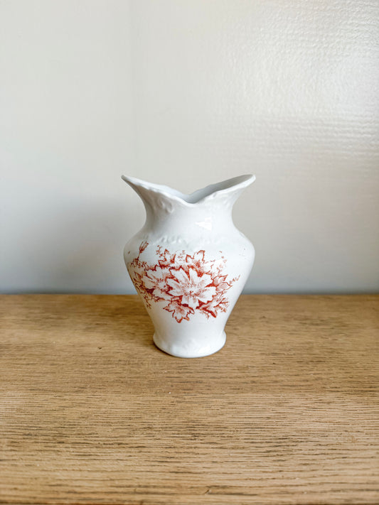 Rust Color Ironstone Vase