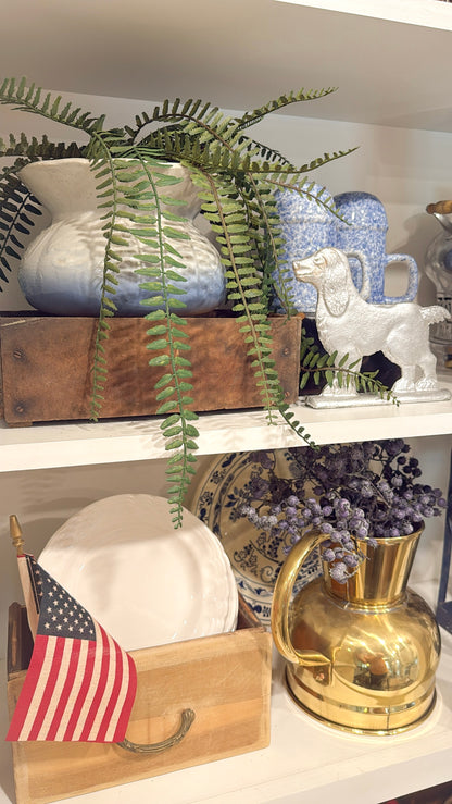 7.5” Set of 4 Ironstone Plates