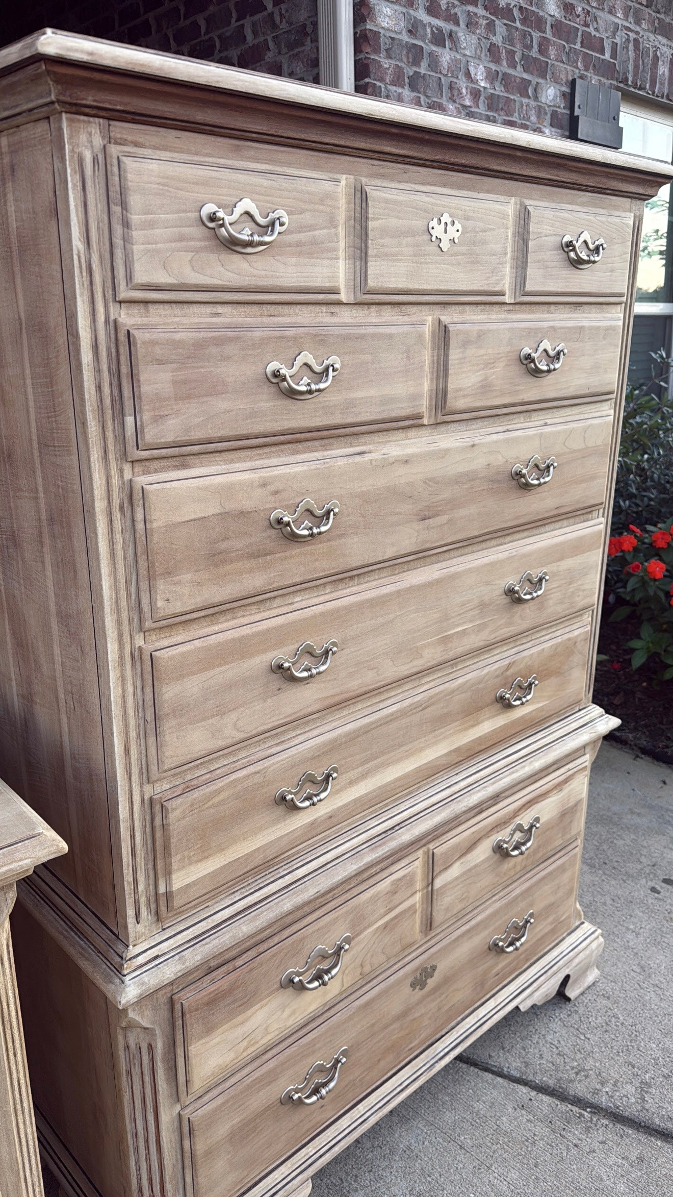 Bleached Dresser & Chest of Drawers