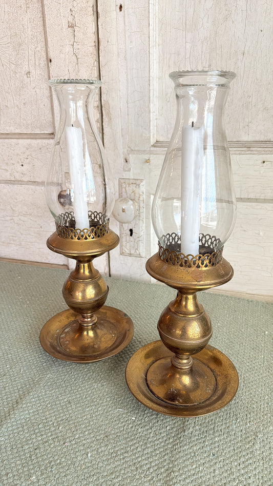 Vintage Brass Candle Holder