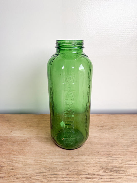 Vintage Green Water Jar