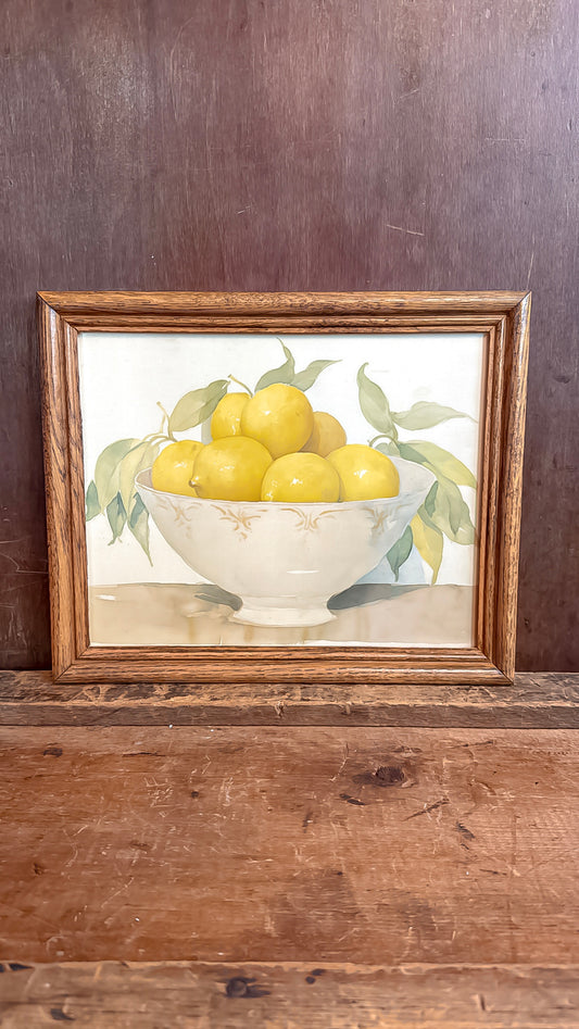 Bowl of Lemons