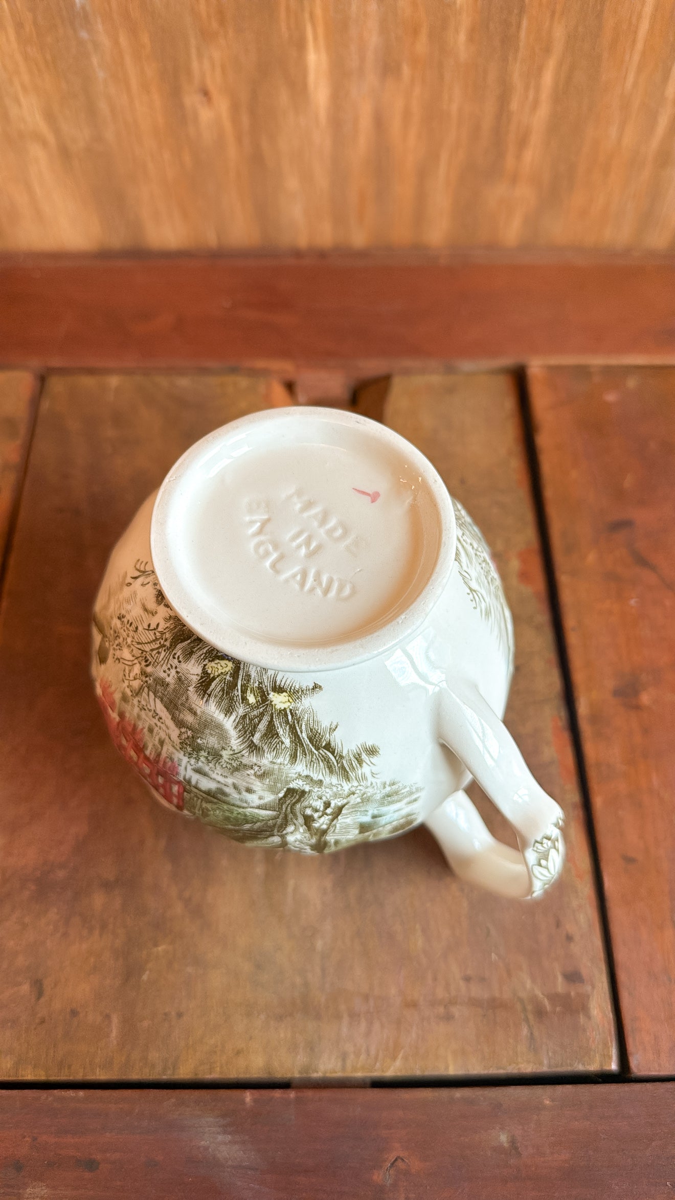 ‘Friendly Village’ Ironstone Creamer