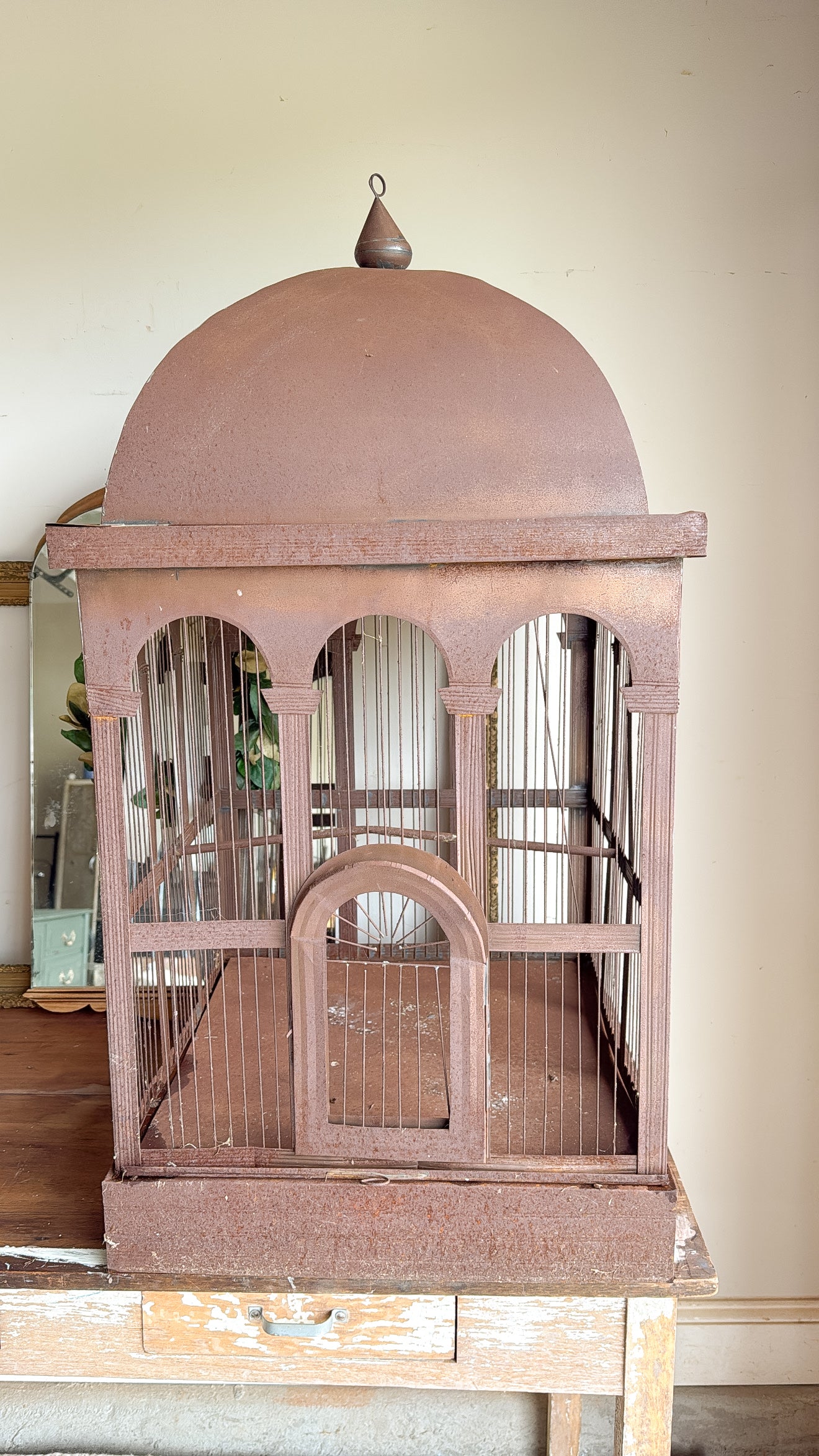 Vintage Large Bird Cage