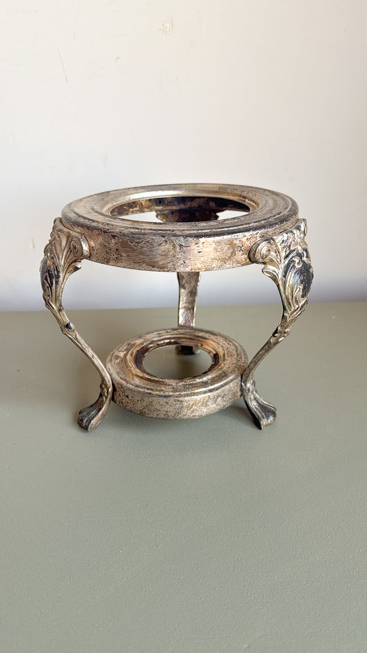 7” Tall Vintage Silver Plated Stand