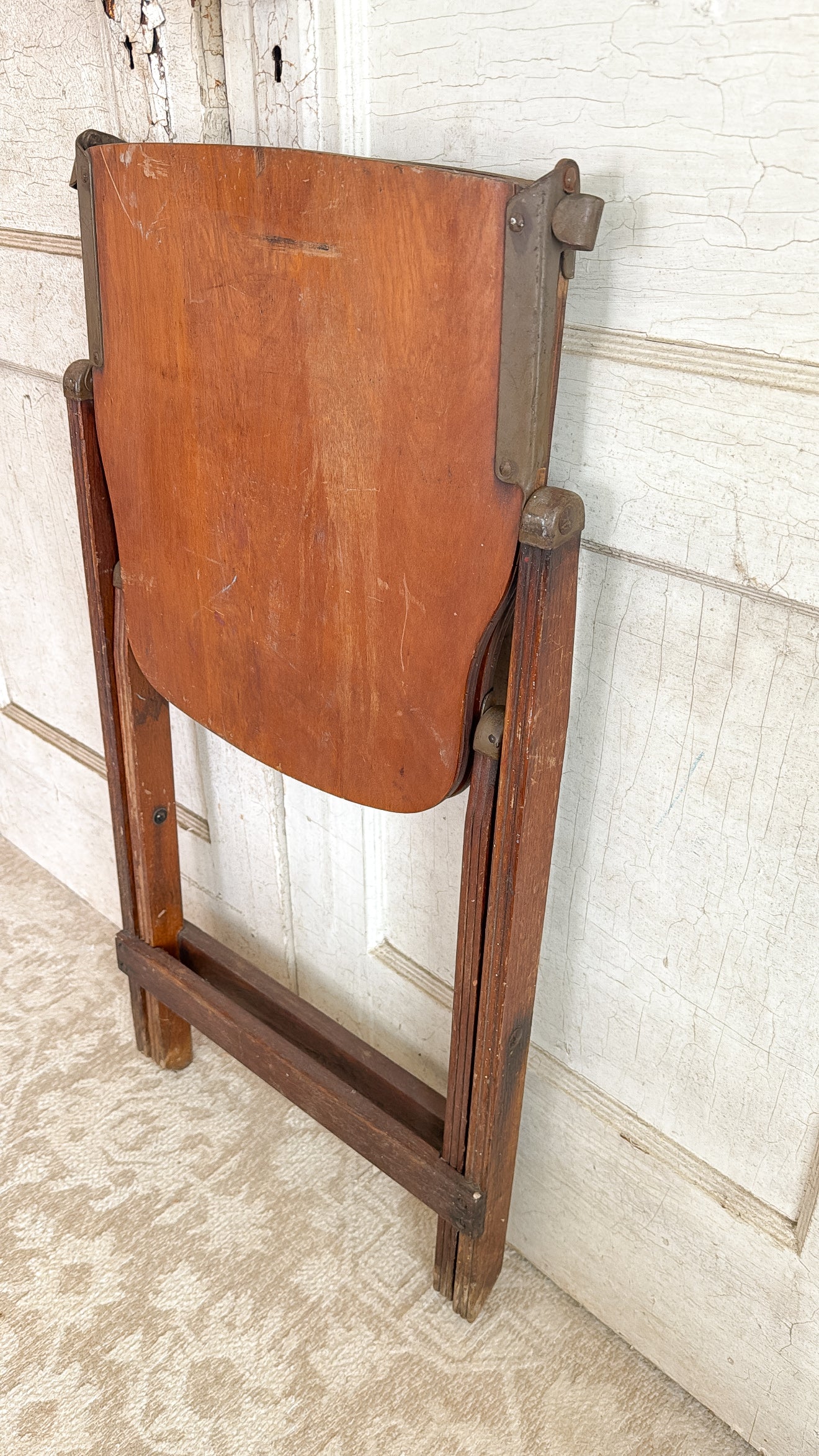 Antique Foldable Theater Seat