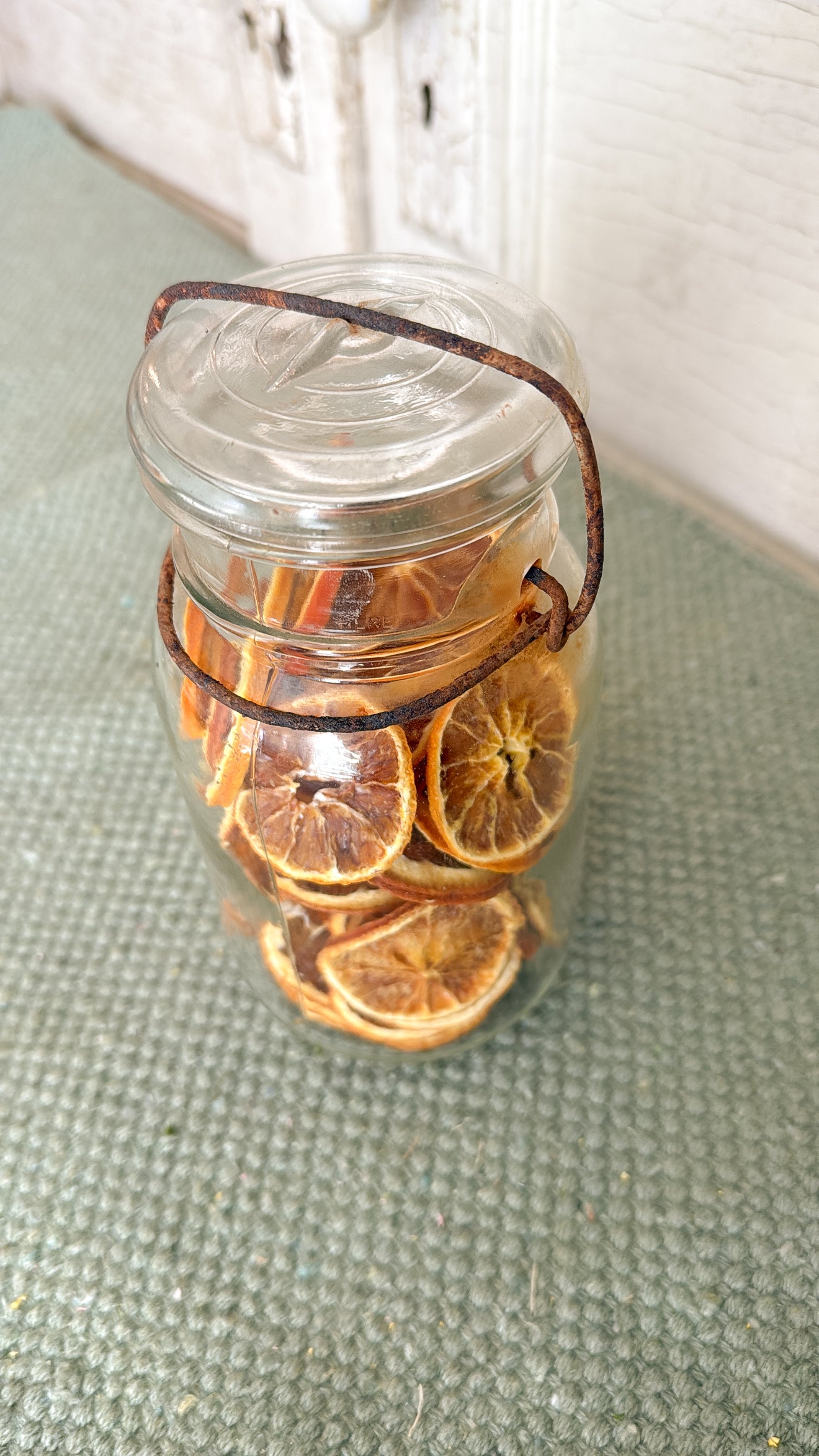 Jar of Dried Oranges