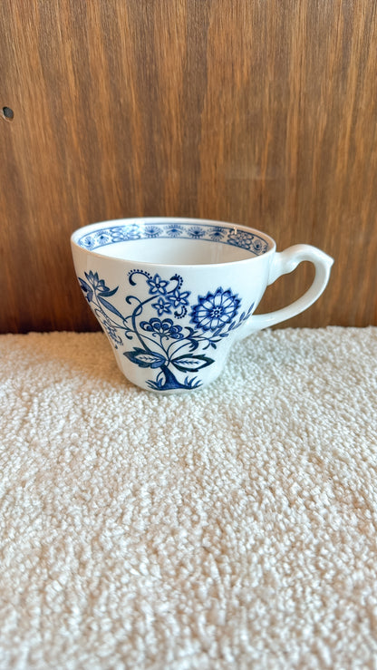 B&W Ironstone Teacup