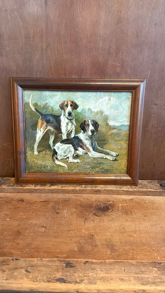 Two Hounds Print
