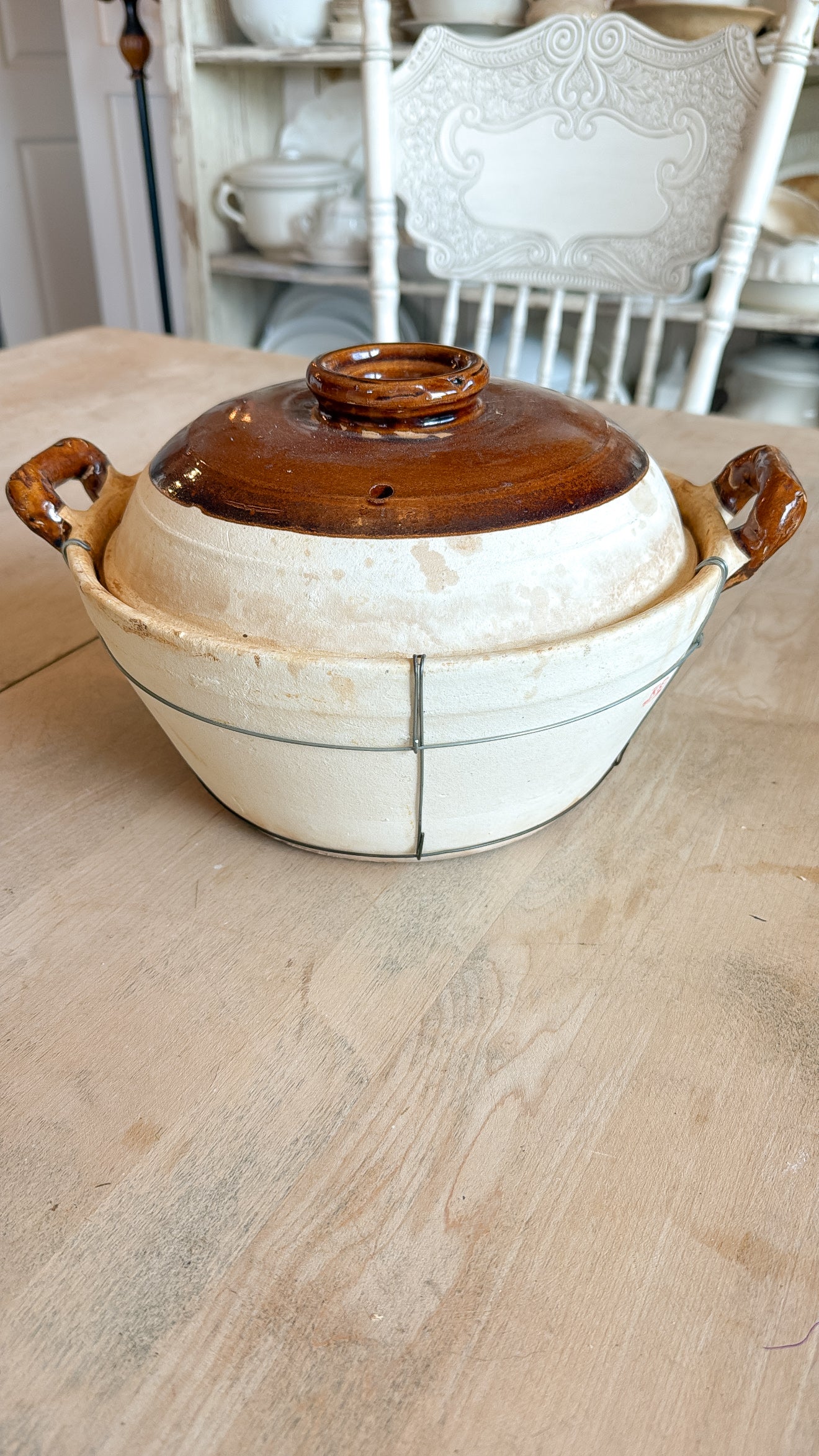 Vintage Pottery Casserole Pot
