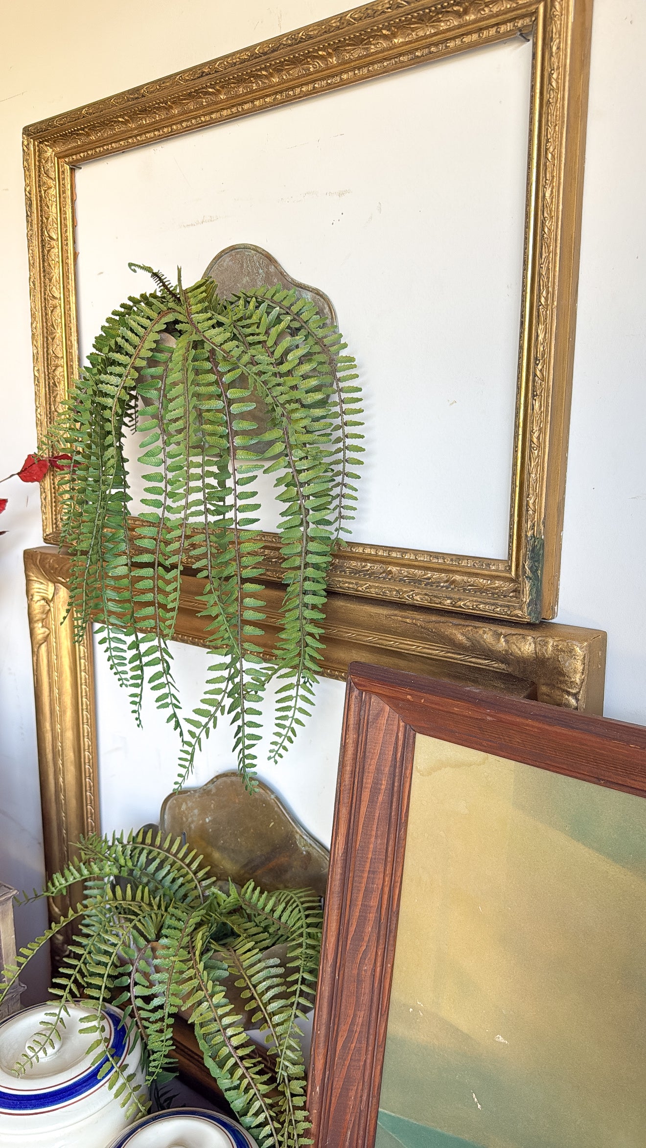 Set of 2 Copper Scallop Wall Pocket