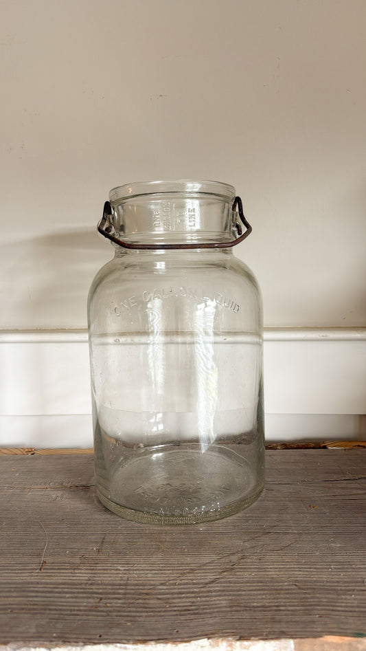 One Gallon Liquid Glass Jar