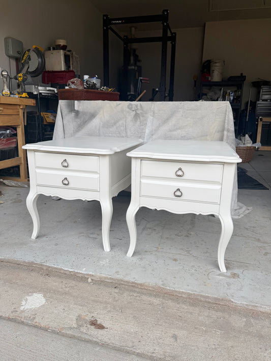 Pair of French Provincial Nightstands/EndTables