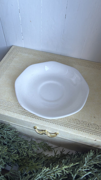 'Adams' Wedgwood Ironstone Saucer