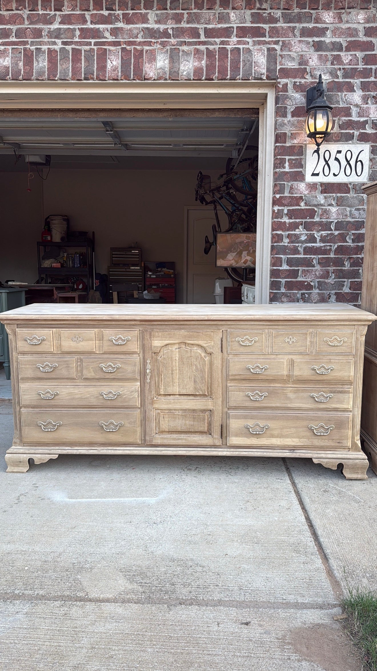 Bleached Dresser & Chest of Drawers