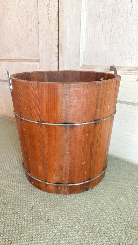 Vintage Ice Cream Bucket