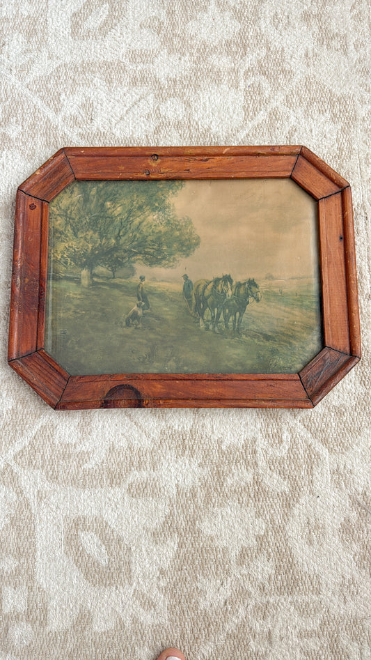 Antique Horses Print