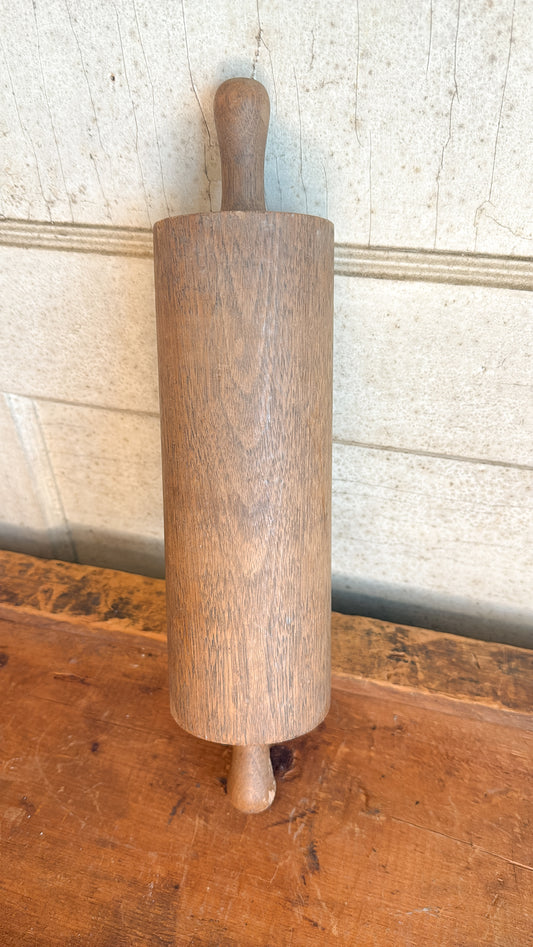 Vintage Rolling Pin w/ Flat Side