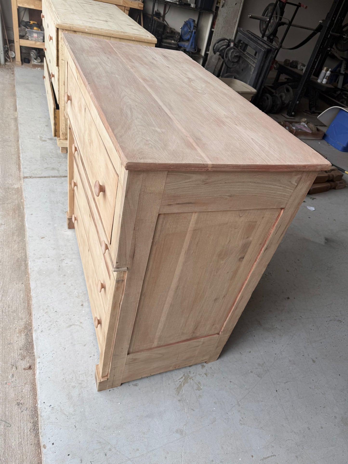 Bleached 4-Drawer Dresser
