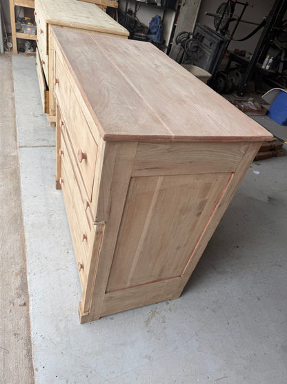 Bleached 4-Drawer Dresser