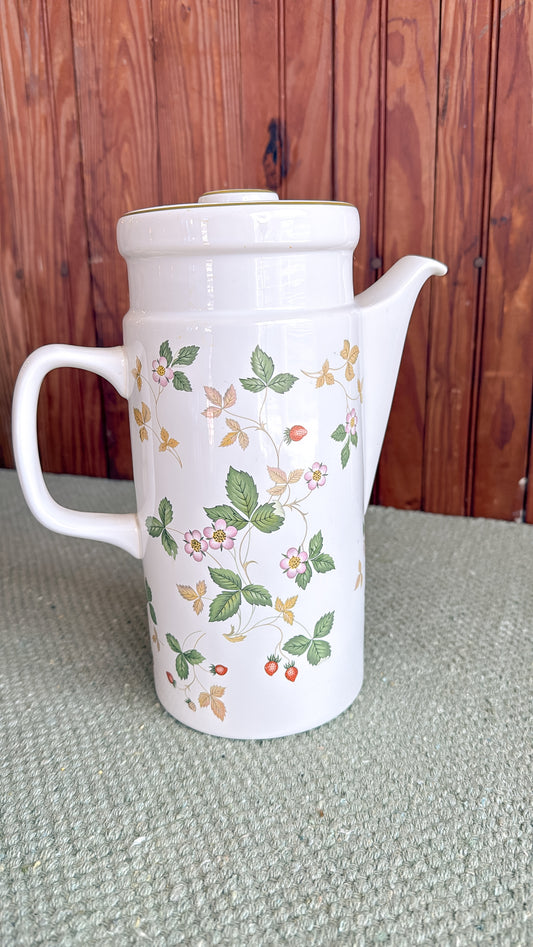 Wedgewood Wild Strawberry Earthenware Coffee Pot