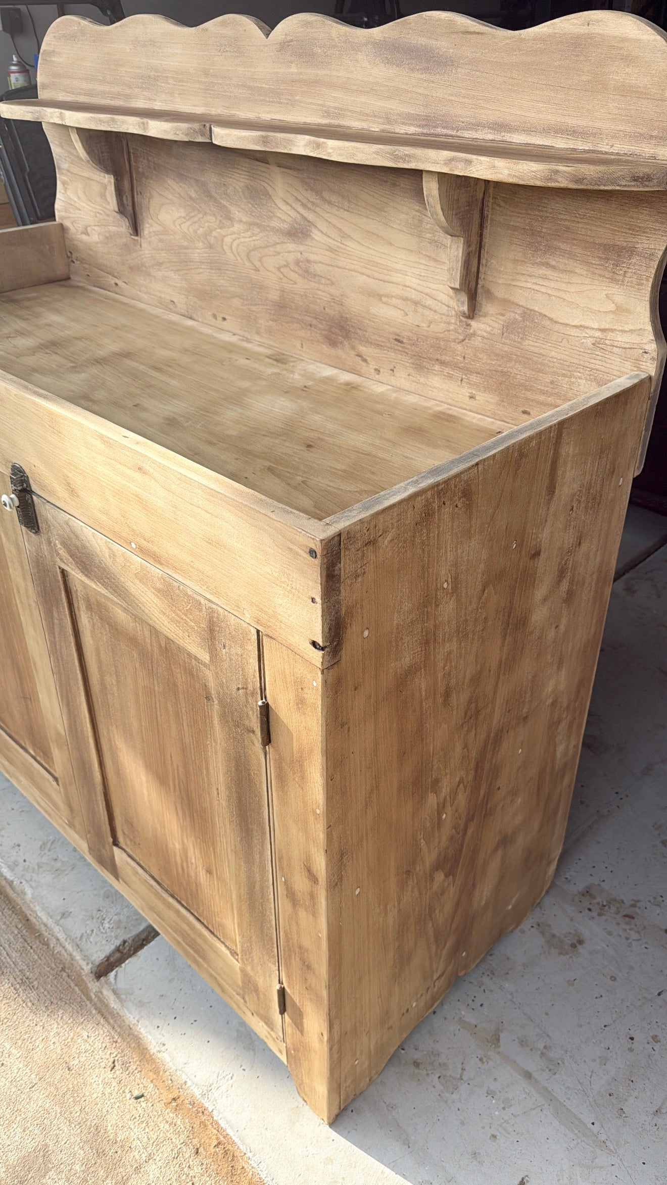 Bleached Cupboard / Dry Sink