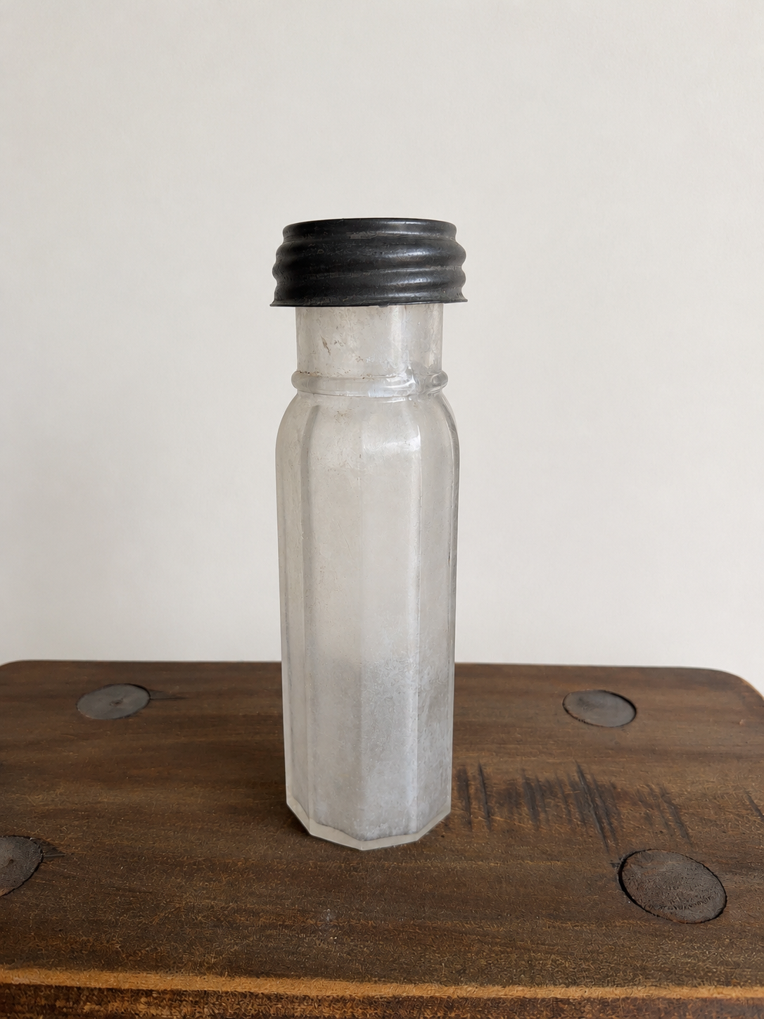Vintage Bottle w/ Lid