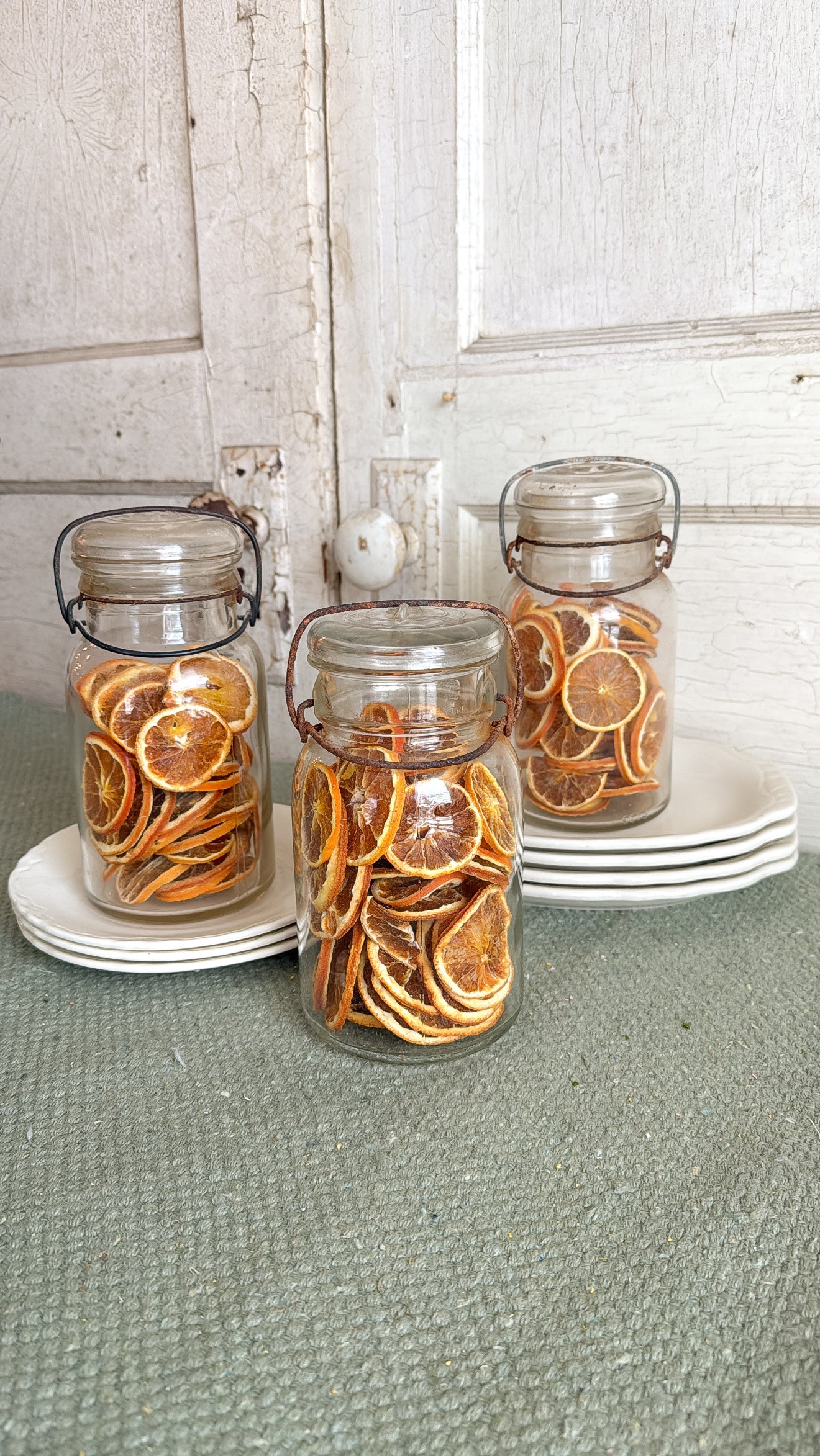 Jar of Dried Oranges