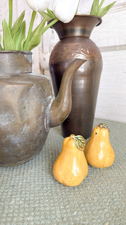 Set of Vintage Pear Salt & Pepper Shakers