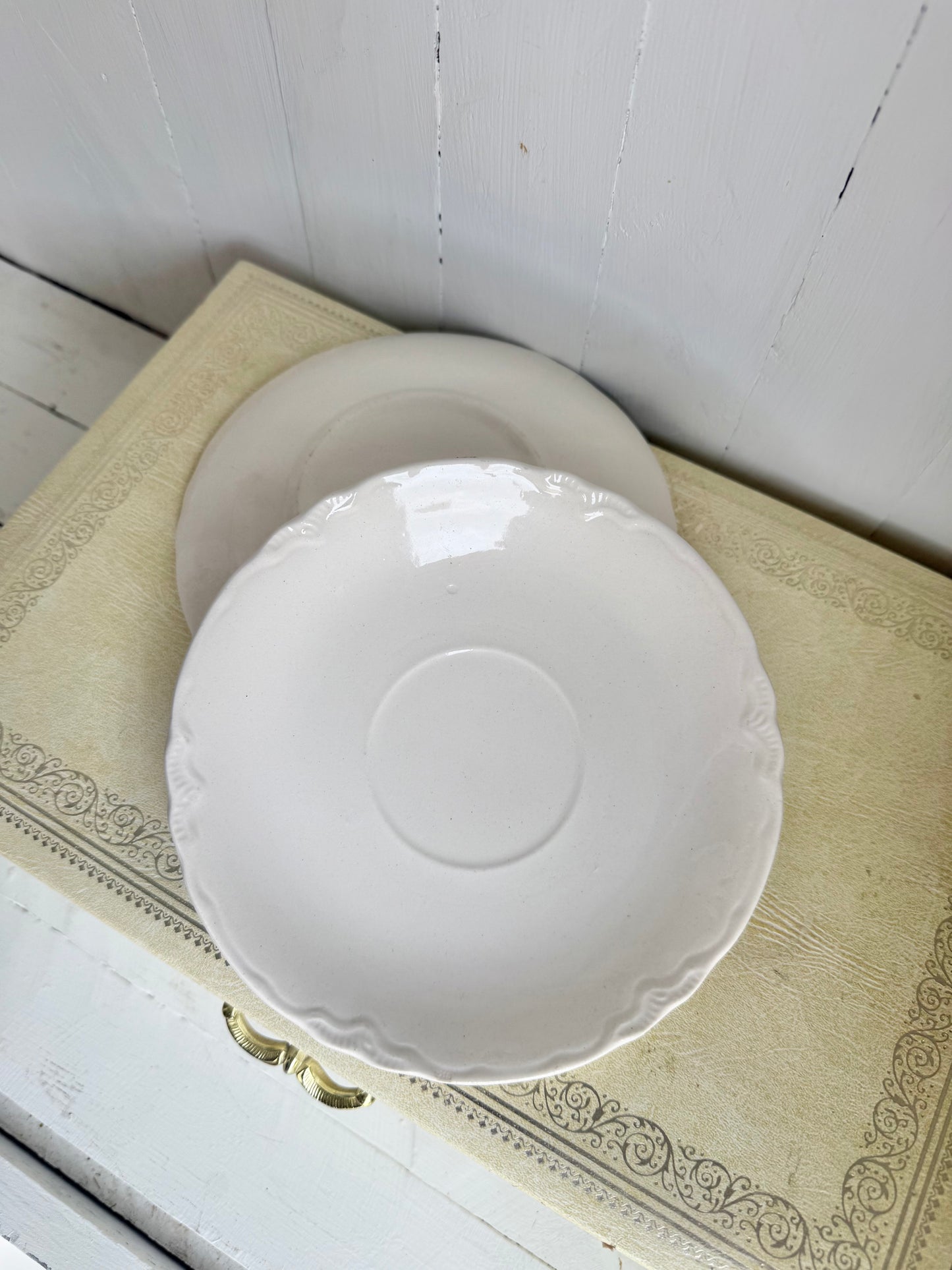 6” Ironstone Saucer