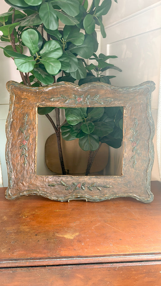 Vtg. Ornate Wooden Frame