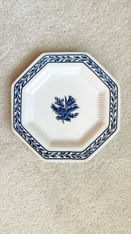 Set of 4 Ironstone Octagonal Saucers