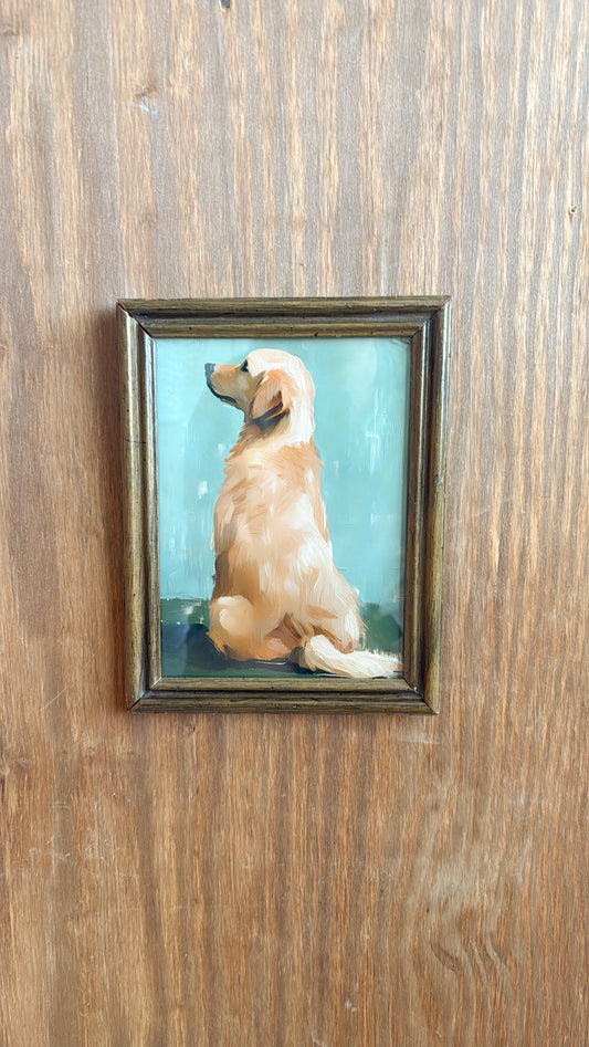 5x7 Vintage Lab Print