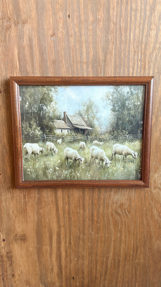 11x14 Herd of Goats