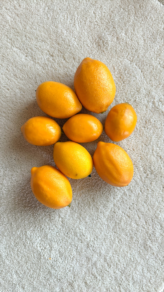 Set of 8 Faux Lemons