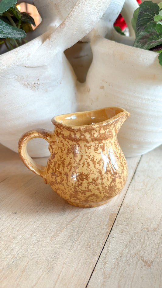 Small Sponge-ware Pitcher