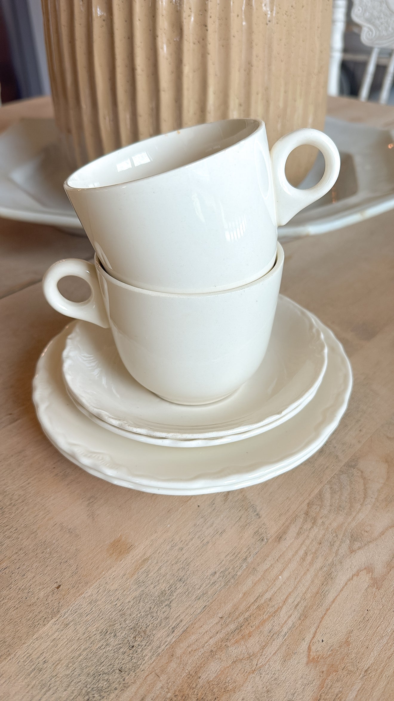 6 Piece USA Ironstone set