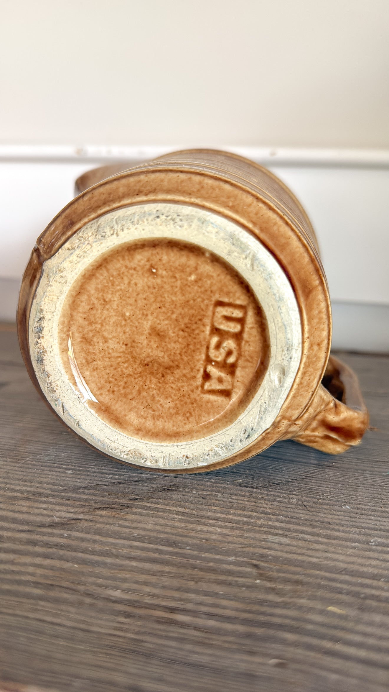 Vintage USA Pottery Pitcher