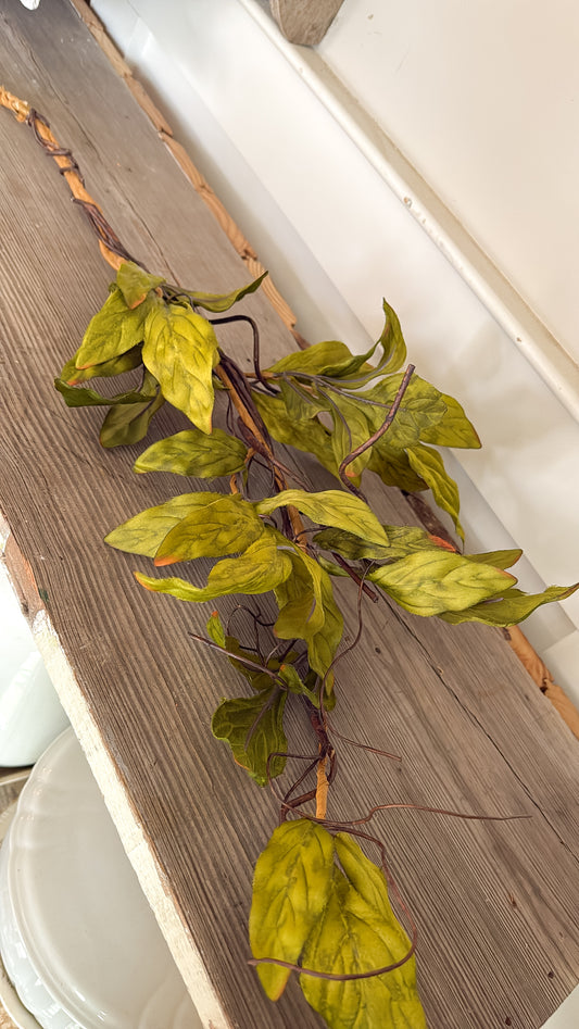 Green Leaf Stems