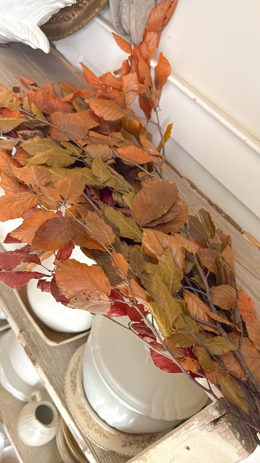 Bundle of Fall Leaves Stems
