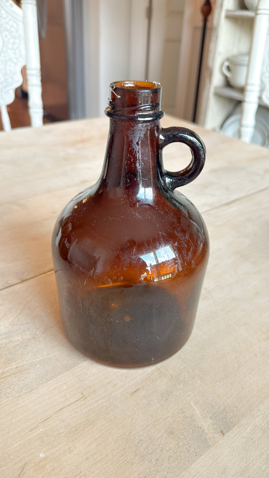 1.5 Gallon Glass Amber Jug