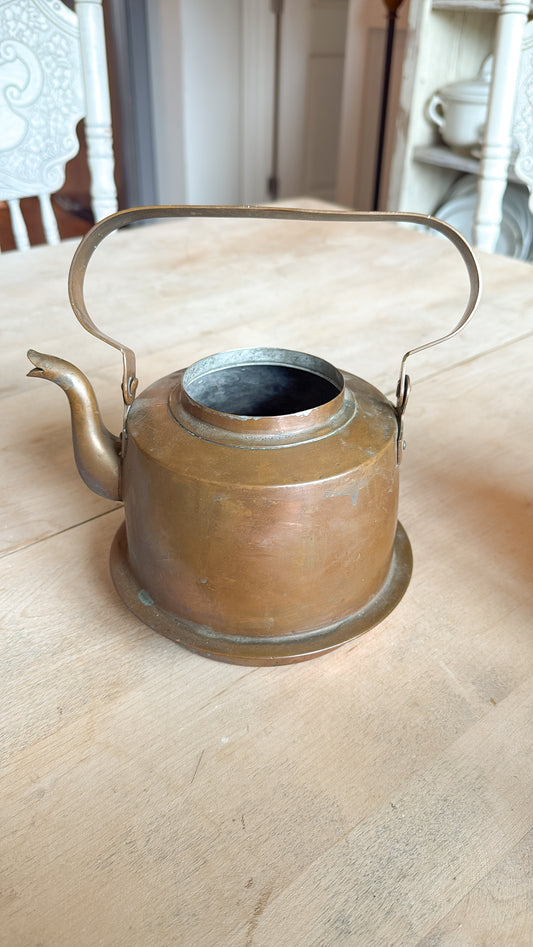 8” Tall Copper Teapot